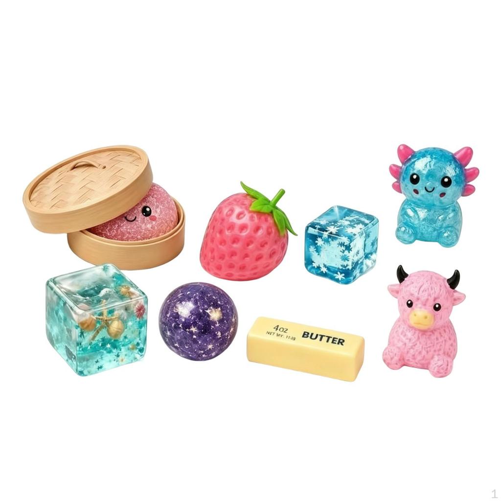 8 Pieces Butter Soft Translucent for Teens, Collectors, Desk, Classroom, Party