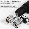 Multi-Function Universal Socket Wrench Set Hex Head 10mm-19mm Universal Maintenance Tool Ratchet Torque Wrench