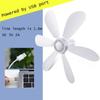Silent For Camping Dormitory Tent Hanging Fan Ceiling Canopy Fan Usb Powered 6 Leaves