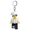 IQ Iconic Gourmet Chef Key Light Keychain LED Keychain Light Building Blocks Toy Doll Articulated Mini Figure