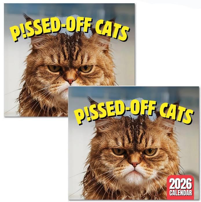 Funny 2026 Cats Buttholes Calendar - Unique Cat Calendar with Humorous Designs Ideal for Gifting and Home Decor