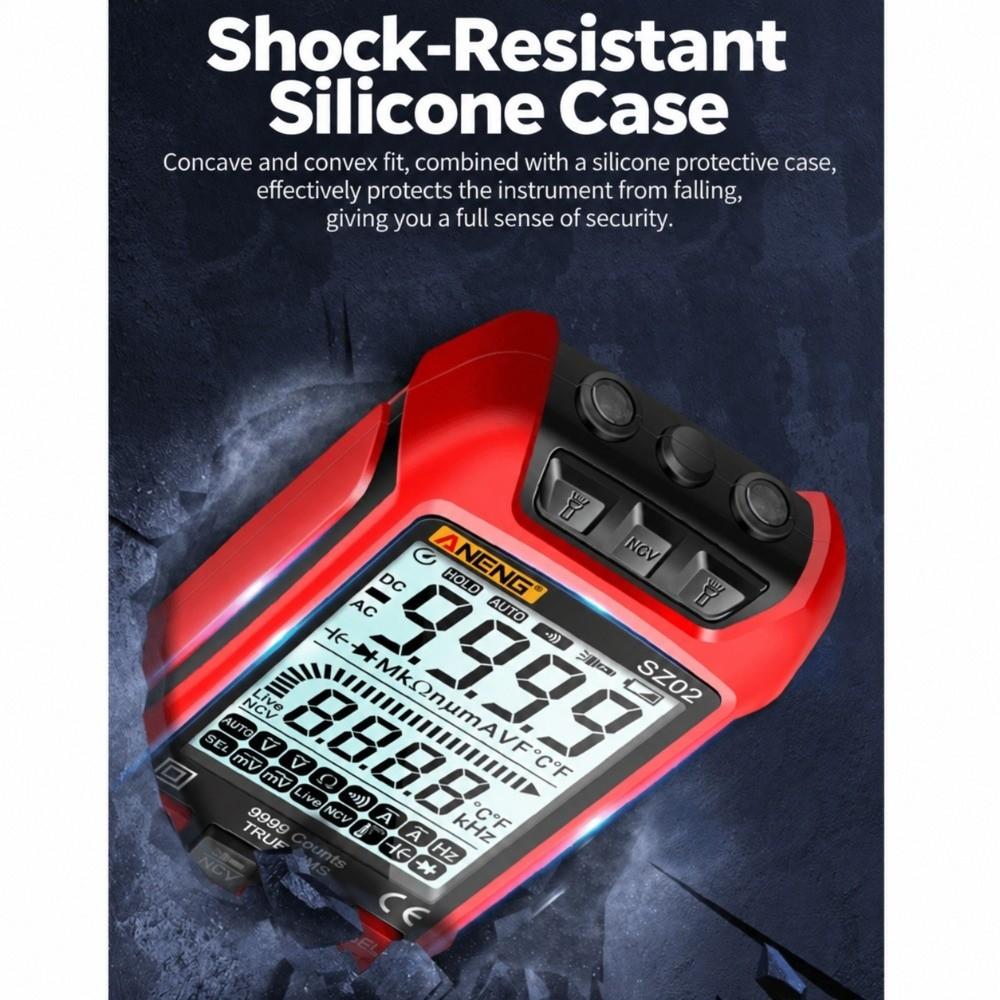 Auto Range Digital Multimeter 9999 Counts Electrical Capacitance Meter Industrial Maintenance