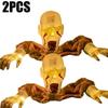 Halloween Glowing Skeleton Ground Plug Hands Set Creepy Ghost Horror Ornament Warm Light Decoration for Yard Street Party Props