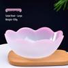 Crystal Glass Flower Language Fruit Bowl