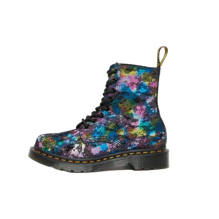 Dr. Martens 1460 Suede Comfortable Versatile Short Boots Women boots Black 27245001