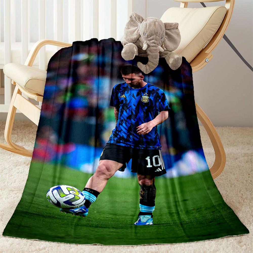 Messi 518 Decke Strapazierfähiger Komfort Geeignet für Stuhl Sofa Bürostuhl Ganzjahresgebrauch Wärmende Dekoration Geschenk für Reisen Zuhause Geburtstage