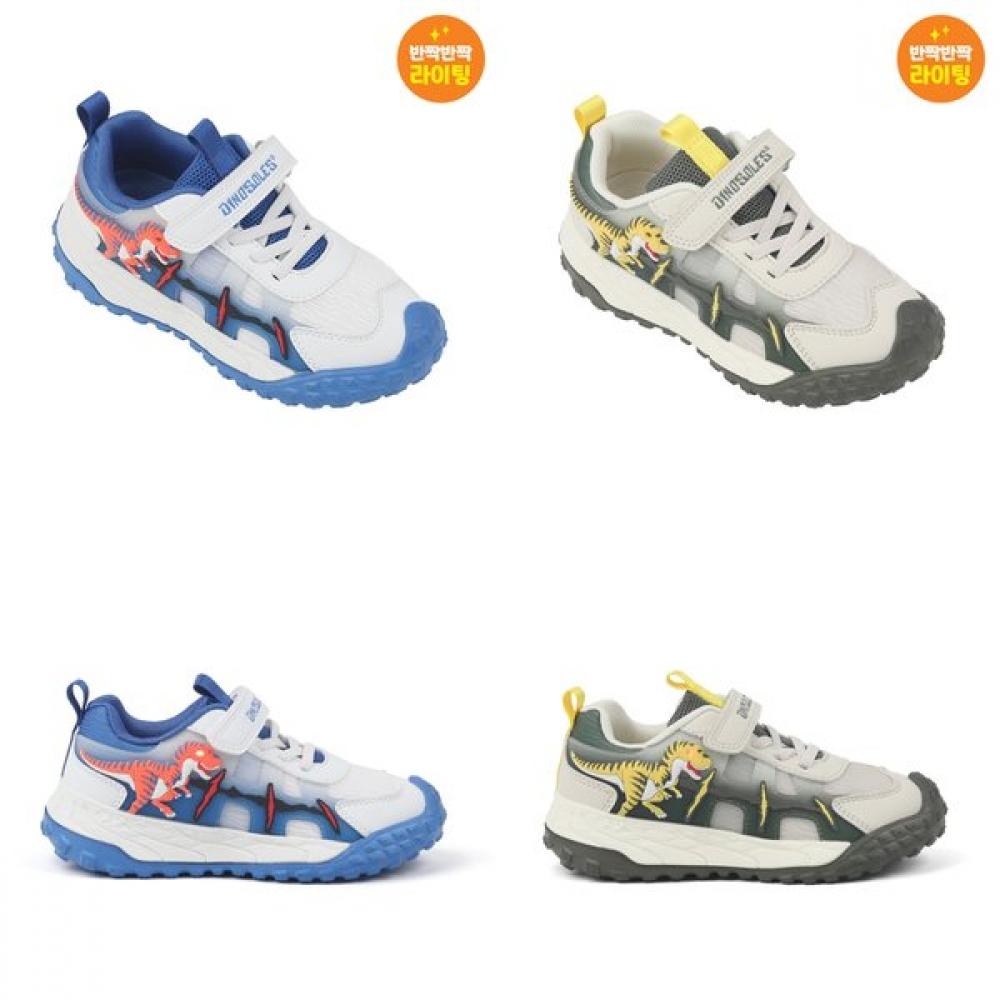 Dinosoles Led Wild Tyranno Kids Sneakers Dnycg1tswt11 painted/160