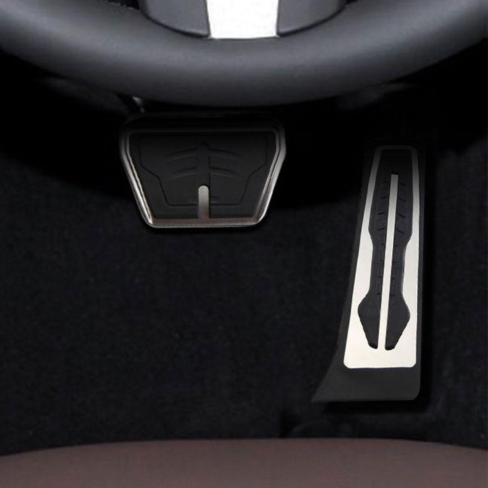 Car Pedals for BMW E60 E61 E63 E64 E70 2004 - 2010 LHD Gas Brake Accelerator Foot Rest Pedal Cover Interior Accessories