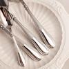 304 Stainless Steel Lace Pattern European Cutlery Set: Elegant Knives, Forks, and Spoons for Hotels and Homes