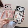 Ins Cute Double-Sided Rhinestone Full Screen KT Makeup Mirror for iPhone 17 Pro Max/16/15 Pro Max Cases.