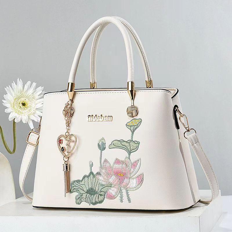 Atmospheric dignified bag wind lotus handbag quality shoulder bag messenger bag