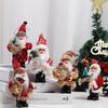Cartoon Plush Santa Claus Christmas Desktop Ornament