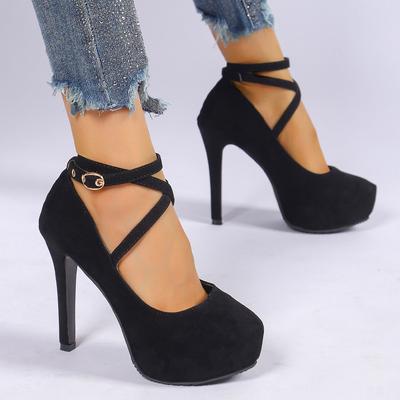 Women Pumps  New Summer Sexy High Heels Woman Platform Fashion Ankle Strap High Heels Shoes Luxury Elegant Party Shoes