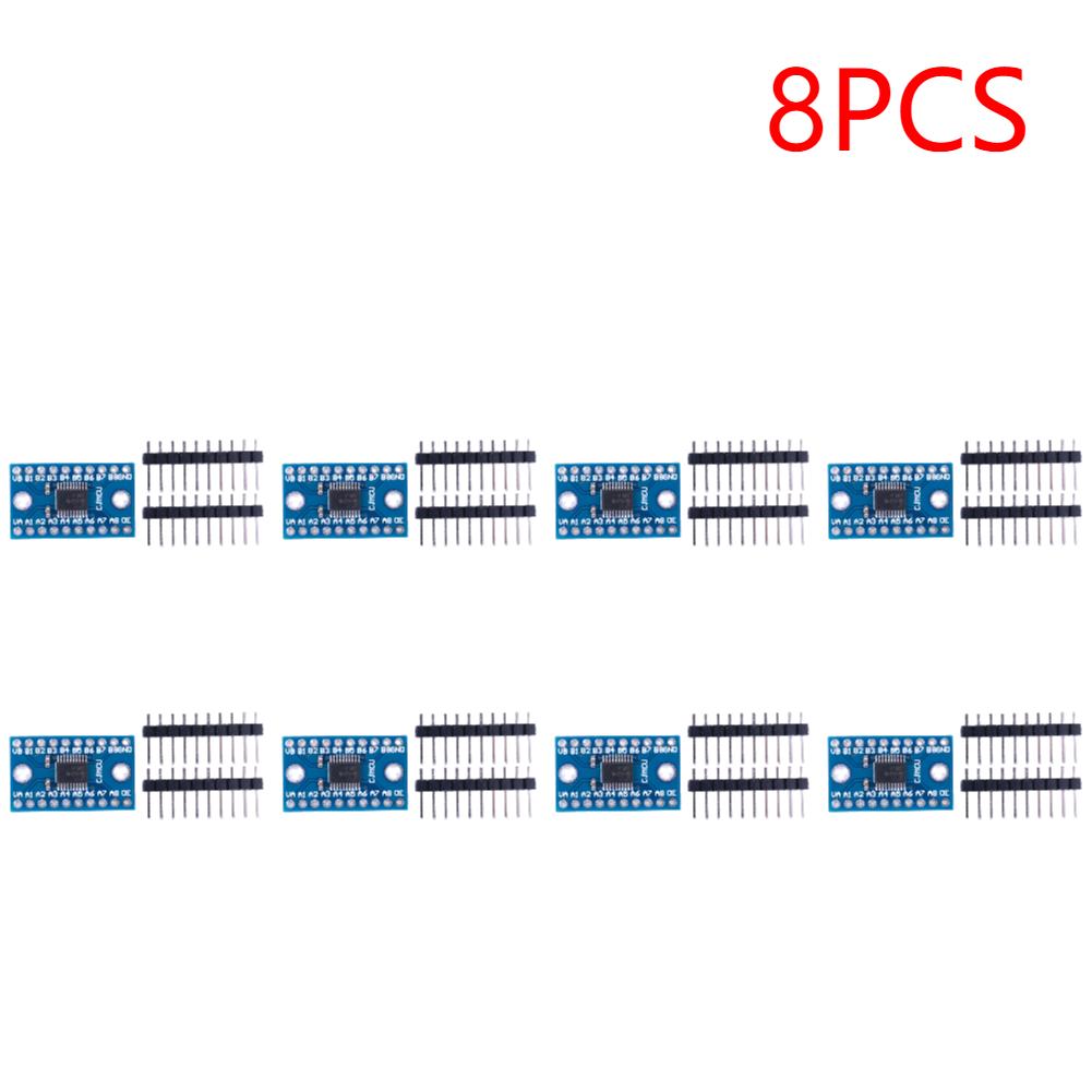 TXS0108E Logic Level Shifter Bi-Directional Module 3.3V 5V 8 Channel Logic Level Switching Shifter High Speed for Raspberry Pi