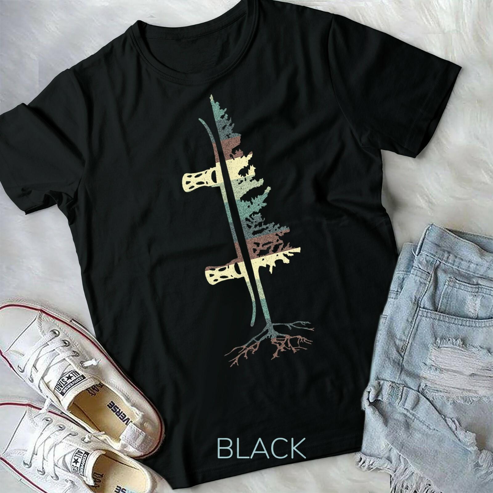 Vintage Pine Snowboard T-shirt Snowboarding Gift Unisex Form T-shirt XXL