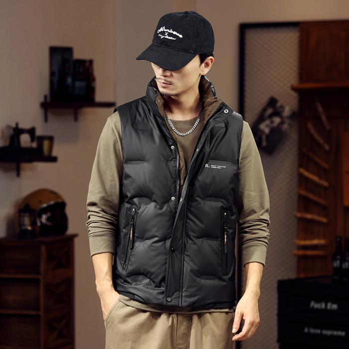 Men's 2025 Winter Down Vest - Thick, Warm, Sleeveless Jacket