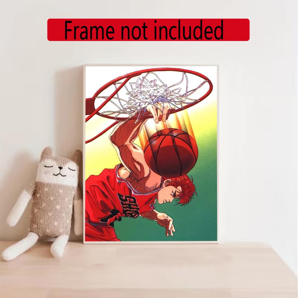Sakuragi Basketball Dunk Diamond Painting Round Diamond Mosaic Rhinestones Diamond Embroidery Craft Kit Wall Decor Without Frame