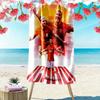 Galatasaray Forever Print Beach Towel, Large Soft Quick Dry Towel for Beach Camping Swimming