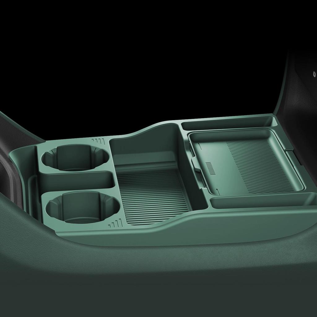 Silicone Double-Layer Storage Box for Xiaomi YU7 Console Compartment Trim