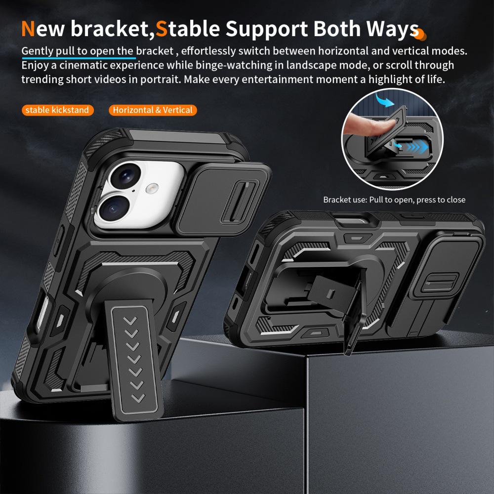 iPhone 17 Pro Max 17 Air 16 Pro Max Anti-drop Phone Case with Stand