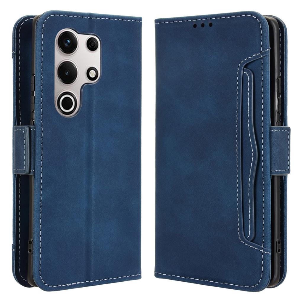 For Itel S25 Ultra Leather Case Phone Wallet Cover with Multiple Card Slots