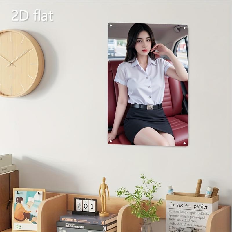 Metal Sign Plate 2D Flat Poster Waterproof Home Decor Humorous Wall Art Restaurant Durable Metal Wall Plaque