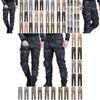 Men's Military Army Combat Tactical Airsoft Pants With Multi-pockets And Ergonomic Knee Design
