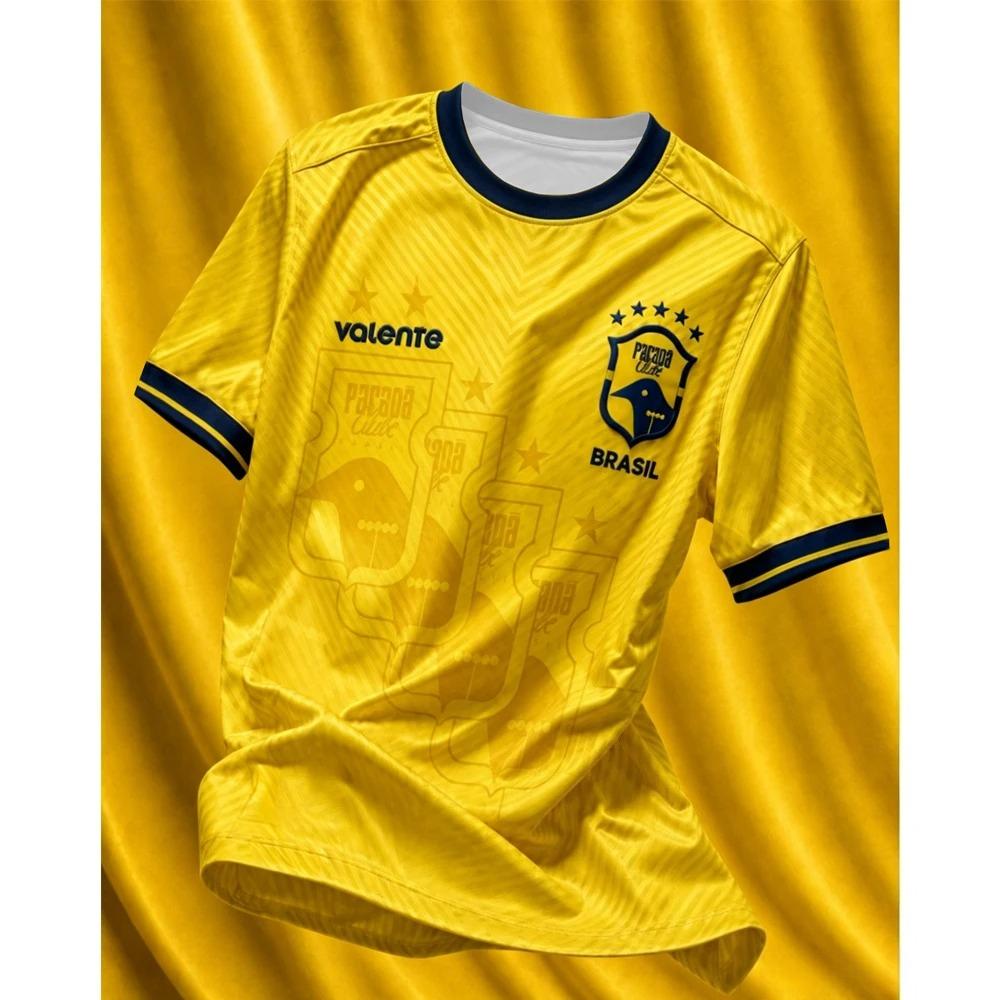 Maglia da Calcio Paraná FC 2026, T-shirt Sportiva e Casual per Adulti e Bambini, Traspirante, Asciugatura Rapida, Morbida e Confortevole per l'Estate.