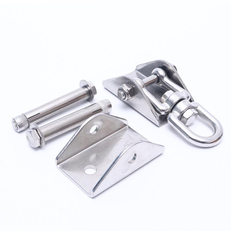 Edelstahl Hängematten- & Aerial Yoga Drehhaken Set