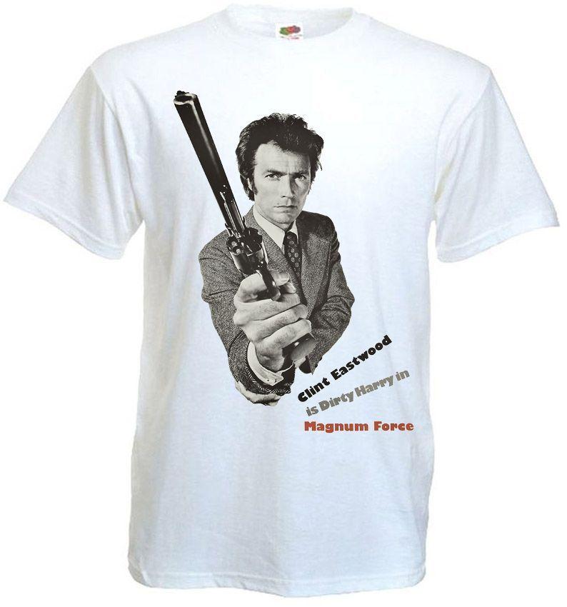 MAGNUM FORCE Movie Poster T-shirt white all sizes XL