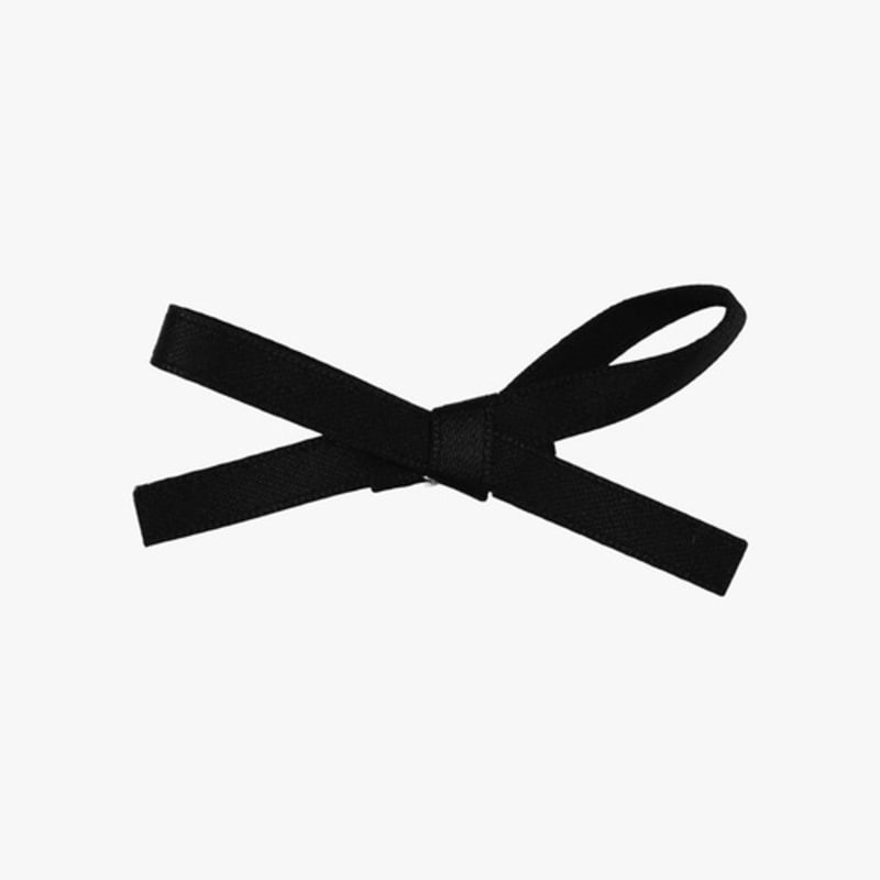 pink PINEAPPLE [3EA 1SET] ribbon BUNDLE HAIRPIN SET_black