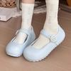 Anti-slip EVA MaryJane Slippers Candy Color Slides Sandals Ins EVA Ballet Shoes  Girl