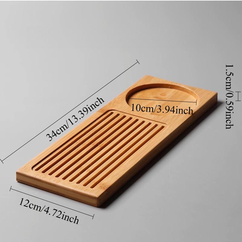 

Home Bamboo Kung Fu Teaset Rectangular Dry Foam Table Small Tea Tray Water Storage Tray Tea Sea Tea Ceremony Accessories