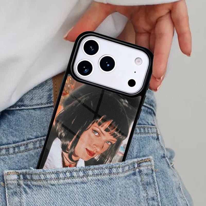 Vintage Movie Film Pulp Fiction Phone Case for iPhone 17ProMax 12 13 14 15 16e 17 Pro Max Plus Air Cover