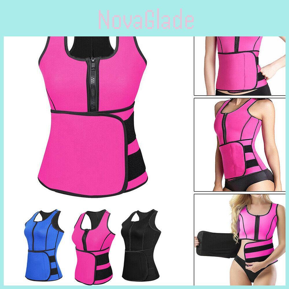 Premium Women Waist Trainer Vest With Enhanced Slimming Adjustable Sweat Belt For Effective Gym Workout