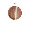 Solid Wood Serving Platter Tray Round Wooden Tea Tray Plate Dinner Plates  For Food Snack Dishs