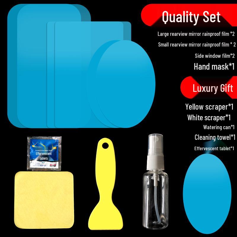 Waterproof Anti-Fog Anti-Glare Rearview Mirror Rainproof Film for Trucks