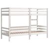 Bunk Bed White 90 X 190 Cm Solid Pine Wood