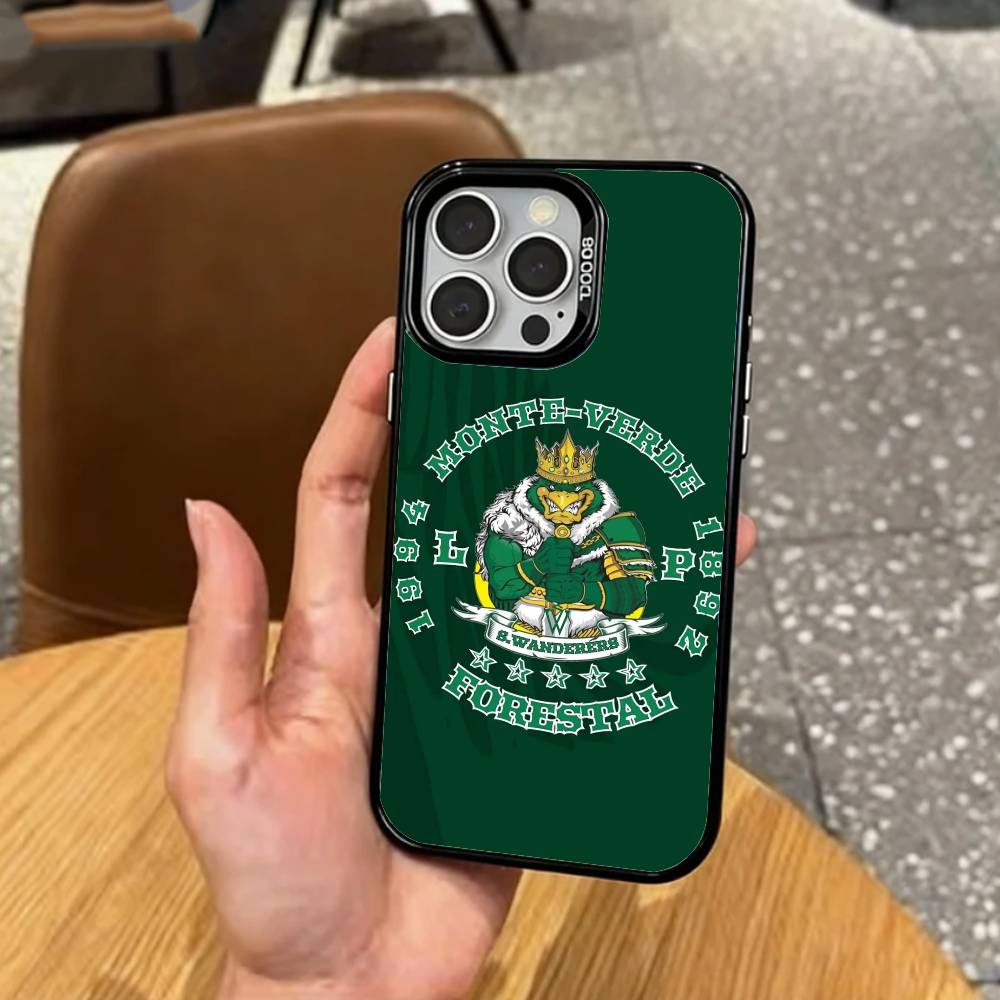 Cool S-Santiago W-Wanderers-1892 Phone Case For iPhone17,16,15,14,13,12,11 Plus,Pro Max Colored Silver Plated Inside Cover