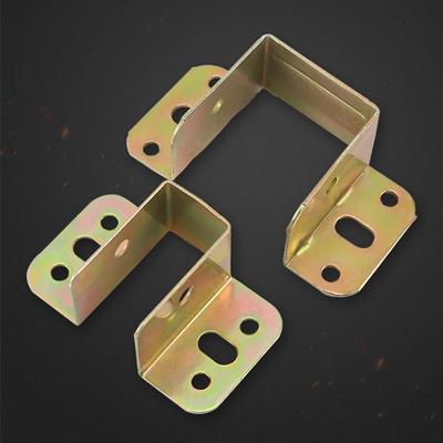 4Pcs Metal Thickened Bed Corner Bed Beam Support Bed Hinges Hook Corner Code Furniture Hardware Accessories