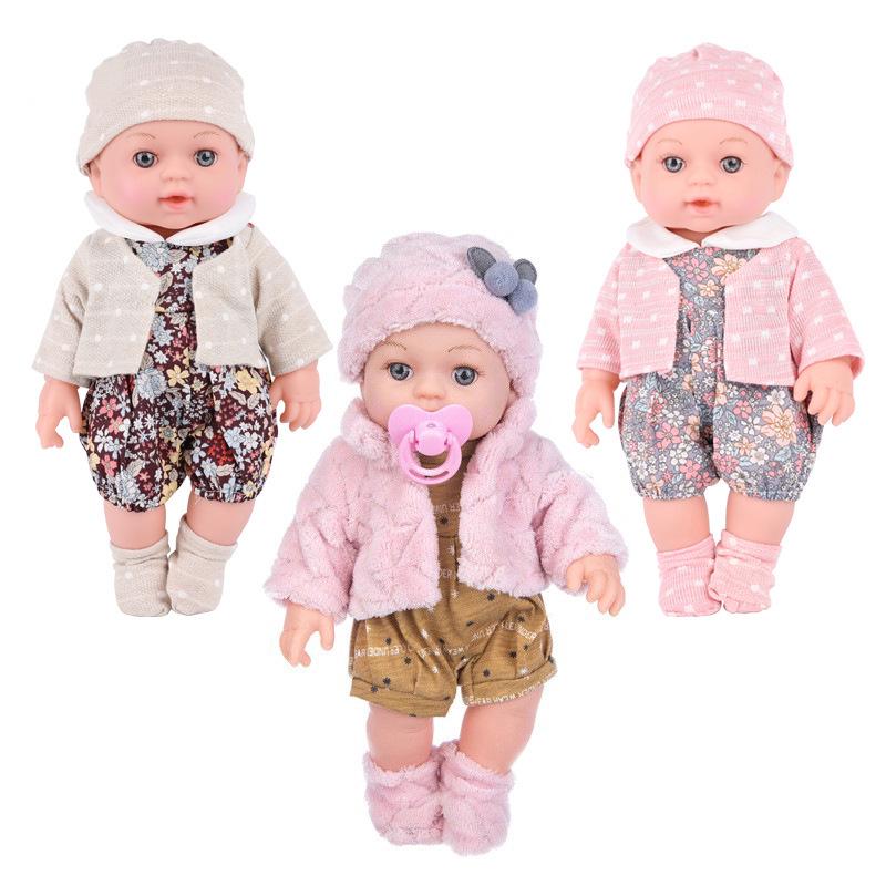 Comforting Reborn Vinyl Baby Doll Toy - Soft Rubber Gift for Children