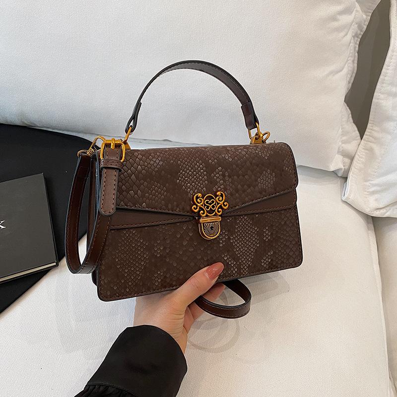 

Новая модная сумка Bacchus с узором змеи, портативная, на плечо, мессенджер, женская сумка