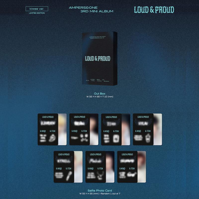 AMPERS&ONE 3. Mini-Album [LOUD & PROUD] (kiwee ver.) LIMITIERTE AUFLAGE, BESCHRÄNKTE AUFLAGE