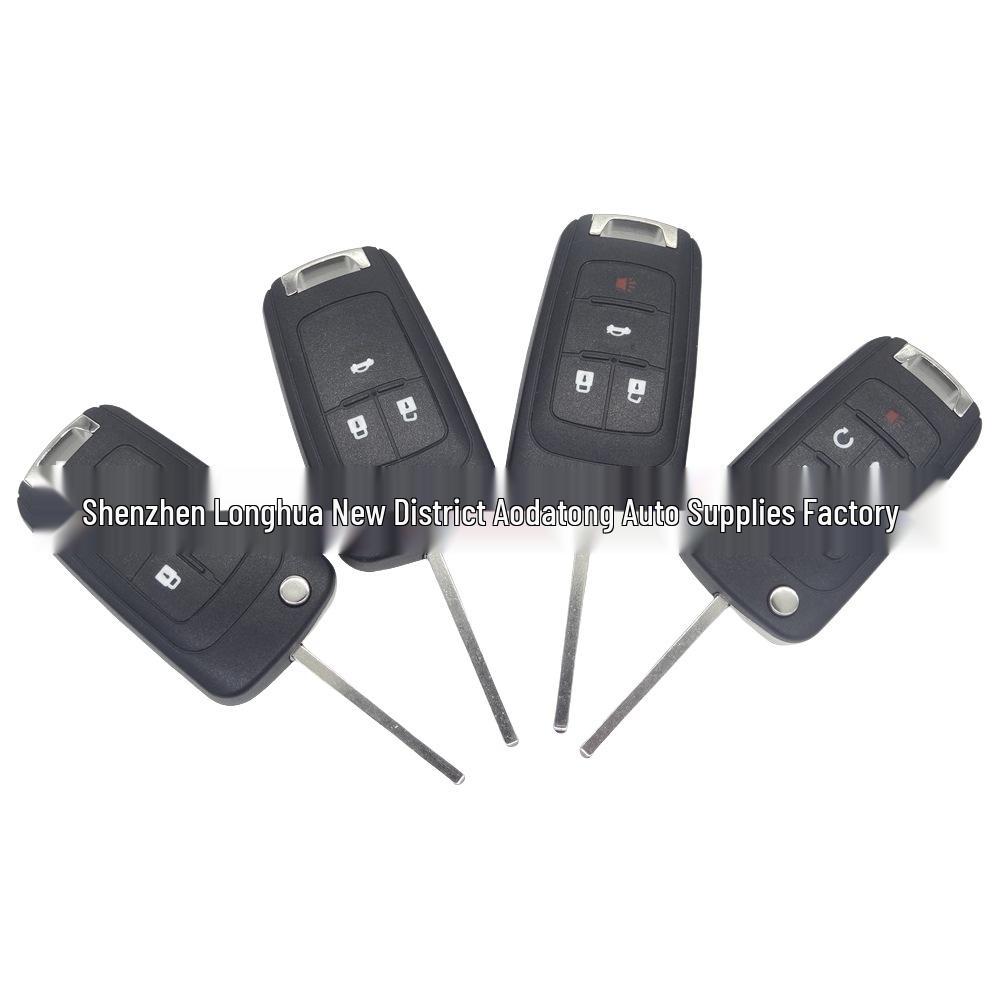 Key Replacement Shell for Chevrolet, Opel, Buick Cruze (2-5 Buttons, No Logo)