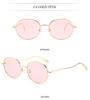 2026 European & American Style Unisex Round Frame Sunglasses - Trendy Metal Design