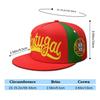 Portugal Free Custom Name Number Logo Flat Brimmed Cap Nation Flag Pt Portuguese Country College Print Photo Hip-hop Hat