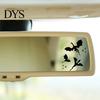 Flying Bat Car Accessories Rearview Mirror Stickers, PVC Decals for Vehicle Outdoor Weatherproof Vinyl Exterior Decoration, Waterproof Halloween Theme