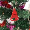 Wood Crafts Drop Pendant Christmas Tree Decoration Xmas Hanging Wooden Ornaments  Santa/Elk/Angel