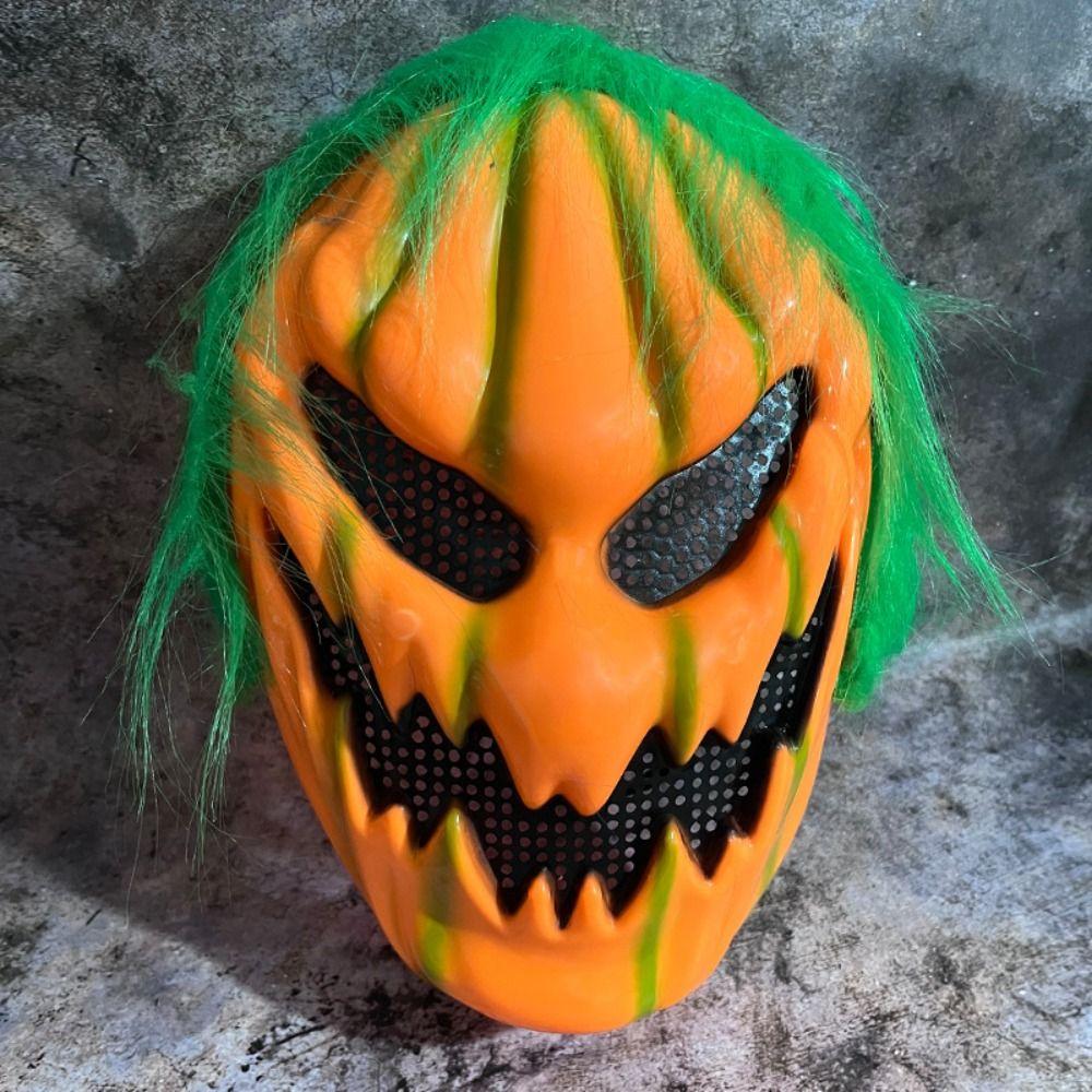 Creativity Halloween Cosplay Mask Realistic Pumpkin Full Face Mask  Carnival Party