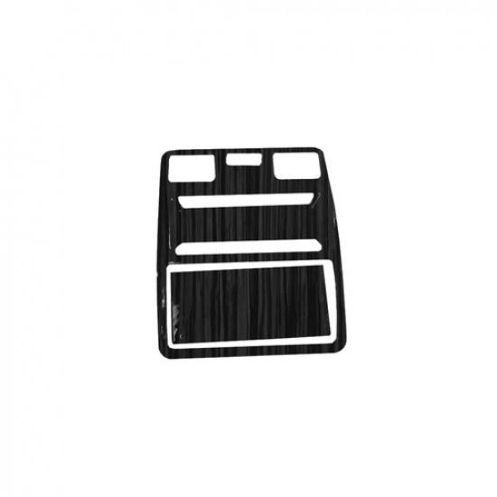 Front Reading Light Switch Cover Trim 2* For Ford Ranger 23-24 Black Wood Grain